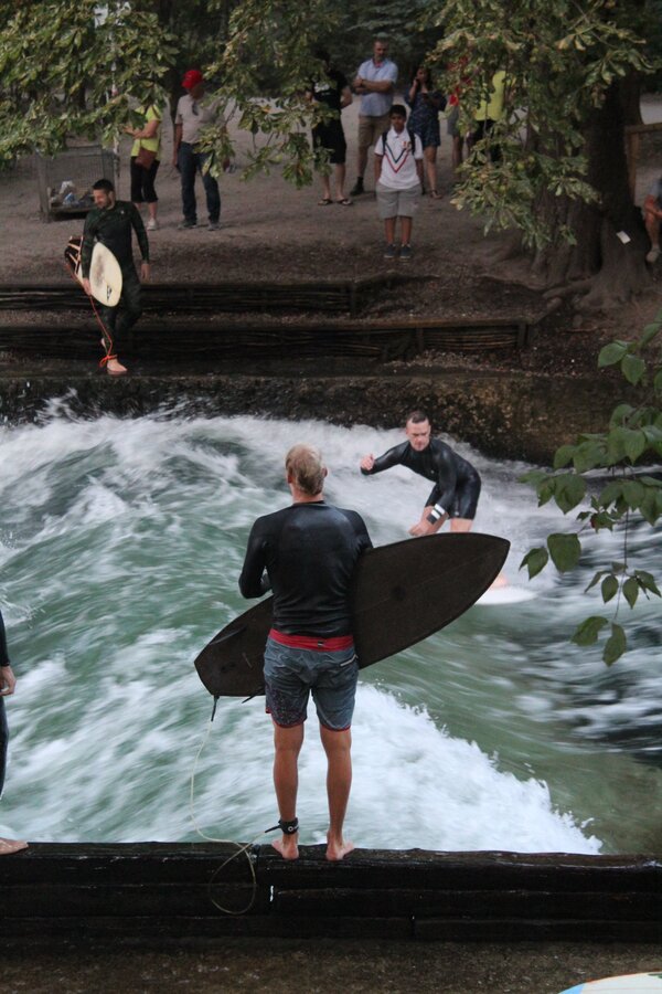 river-surfing